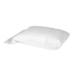 Centex T180 Blend Plain Weave, Standard Pillow Protector 20x26, Zipper Closure, White/Grey Cording